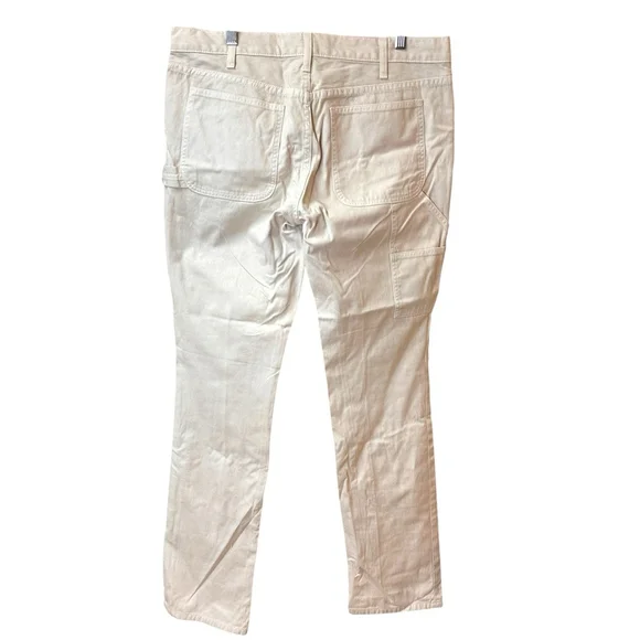 Ralph Lauren Purple Label Work Wear Pants Double Knee 12 (35x33) Tan Denim *READ - Picture 8 of 15